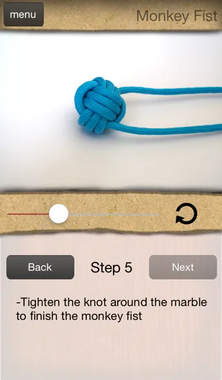 Capturas de tela do Paracord 3D: Animated Paracord Instructions