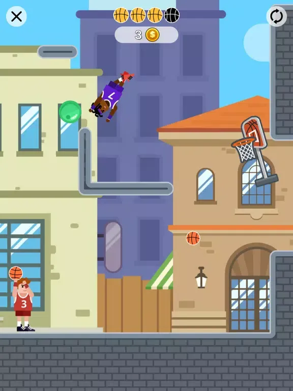 Basket Bounce - Dunk Puzzles iPad  Screenshots