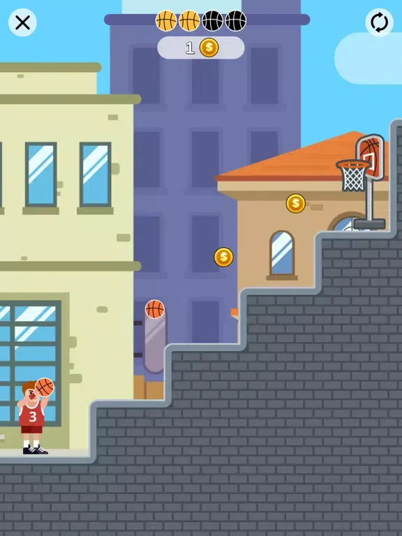 Basket Bounce - Dunk Puzzles iPad  Screenshots