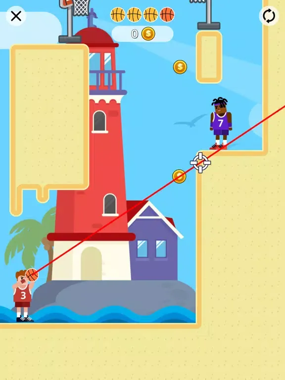 Basket Bounce - Dunk Puzzles iPad  Screenshots