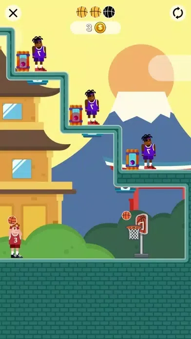 Basket Bounce - Dunk Puzzles Screenshots