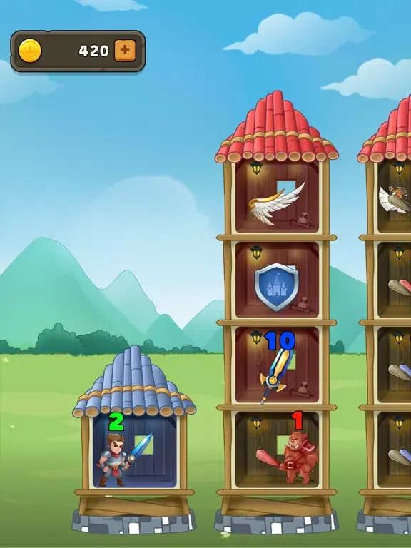 Captures d'écran de Tower Quest: Epic Heroes iPad 