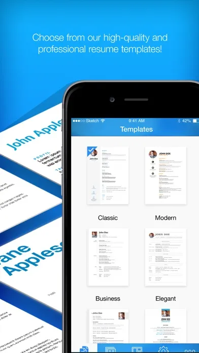 Resume Builder - CV Maker゜ سکرین شاٹس