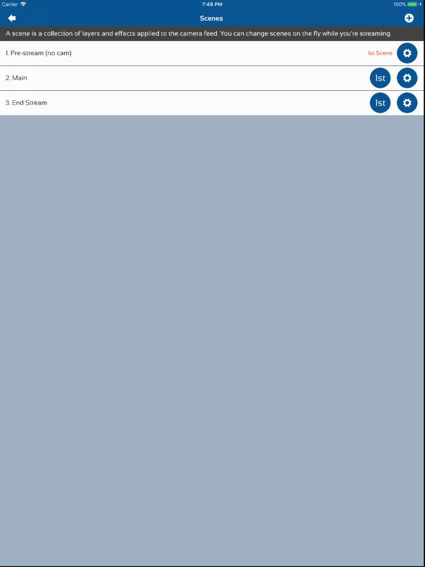 Pocket Stream Studio iPad 应用截图