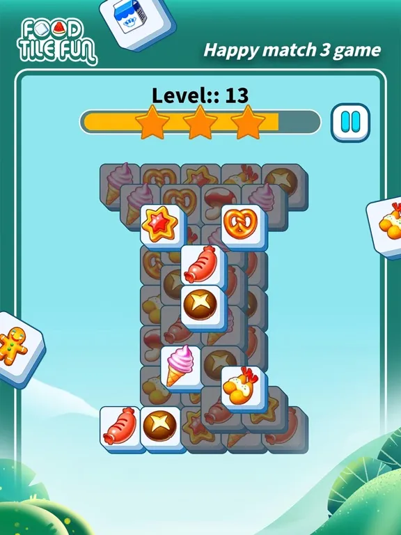 Food Tile Fun iPad  स्क्रीनशॉट