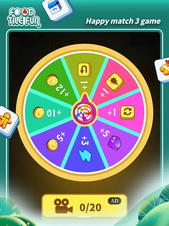 Food Tile Fun iPad  स्क्रीनशॉट