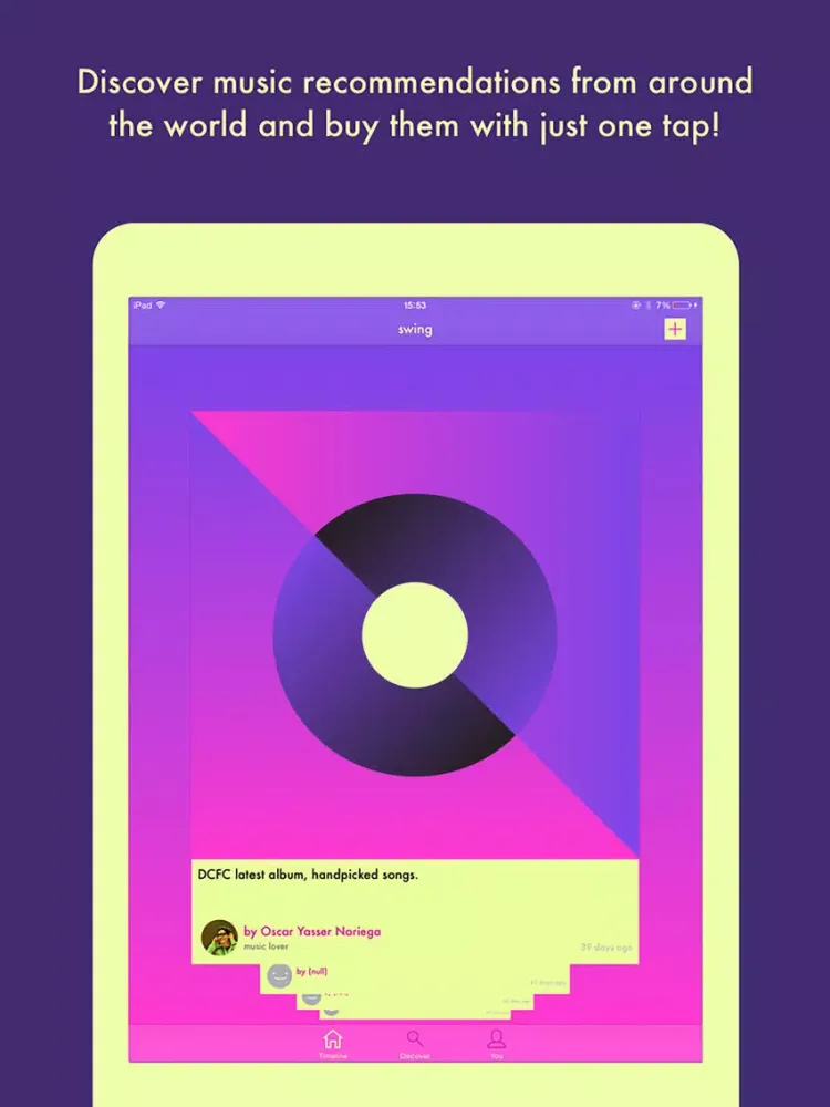 تصاویر Swing Music Reviews iPad 