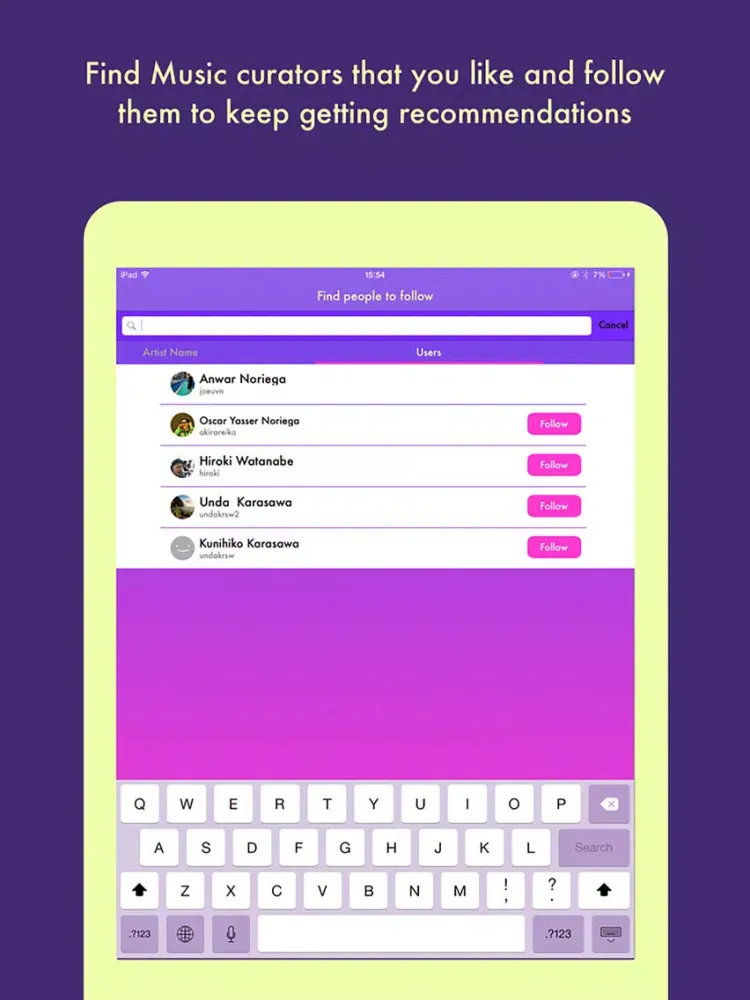 تصاویر Swing Music Reviews iPad 