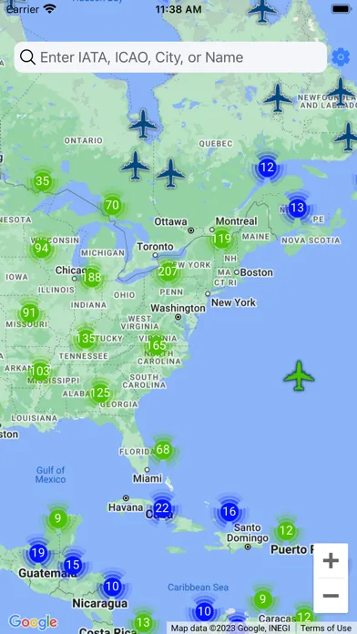 Capturas de tela do AIR Card® FBO Locator