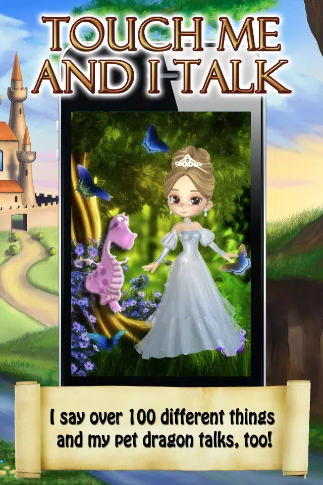 Tangkapan layar Talking Cinderella Adventure Free - Amazing Fun Kindergarten App for iPhone & iPod Touch