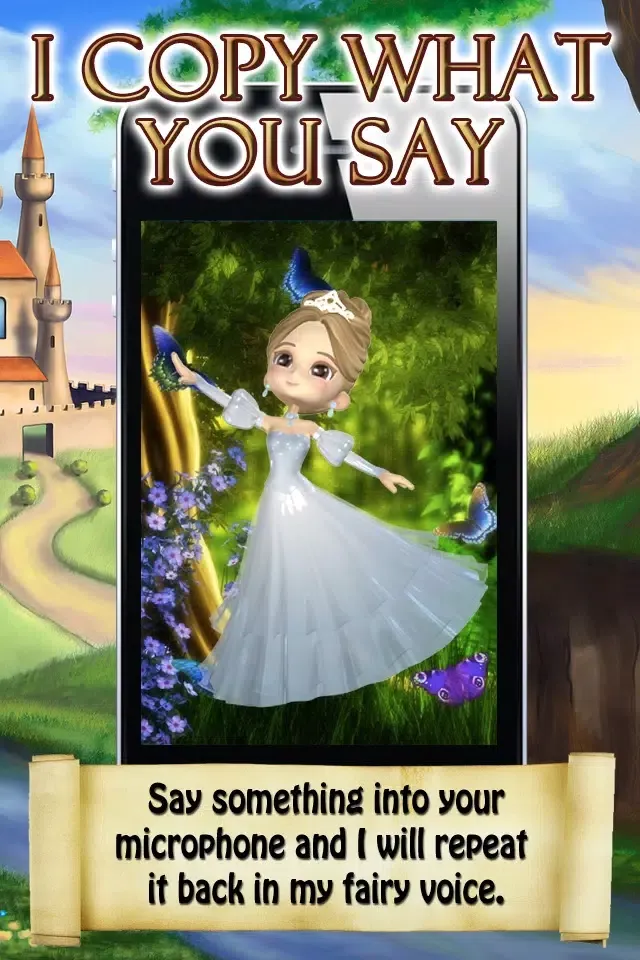 Tangkapan layar Talking Cinderella Adventure Free - Amazing Fun Kindergarten App for iPhone & iPod Touch