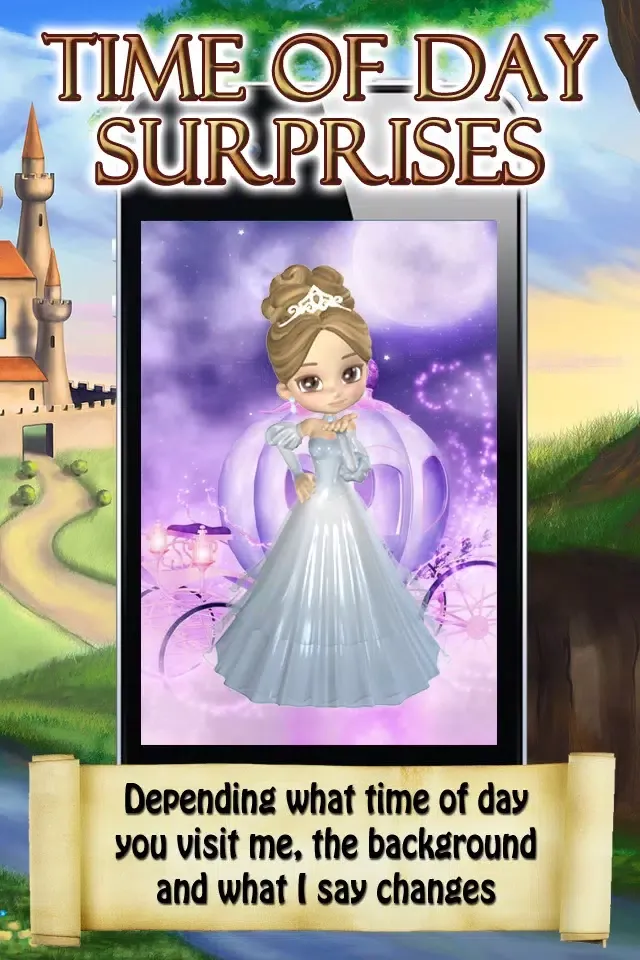 Tangkapan layar Talking Cinderella Adventure Free - Amazing Fun Kindergarten App for iPhone & iPod Touch