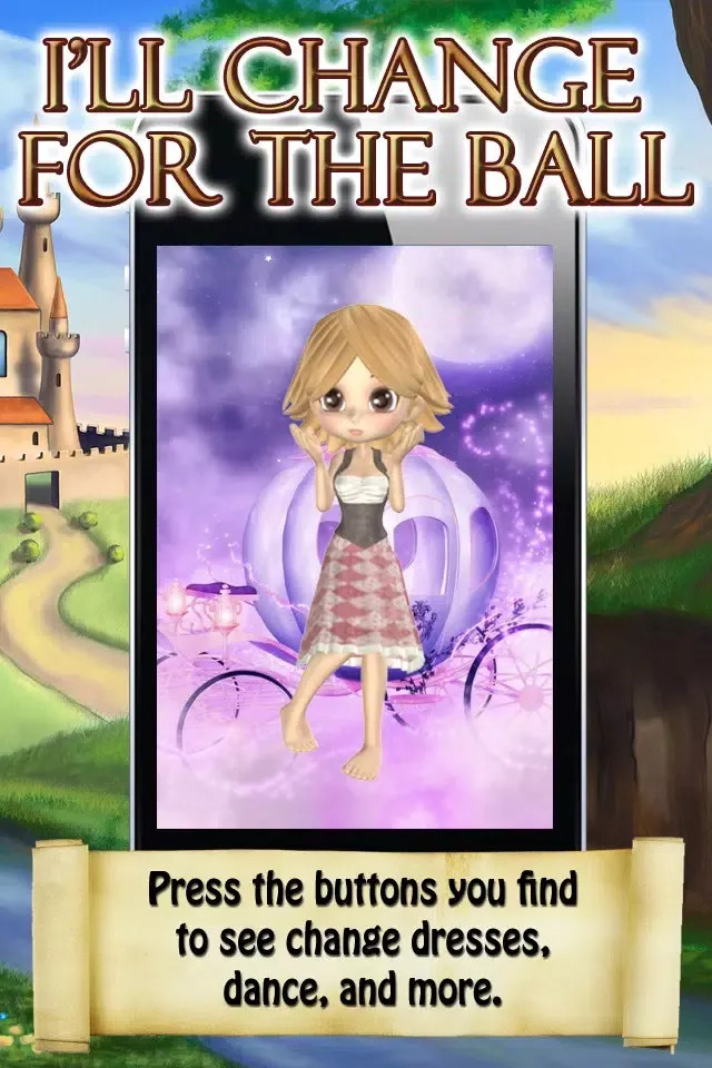 Tangkapan layar Talking Cinderella Adventure Free - Amazing Fun Kindergarten App for iPhone & iPod Touch
