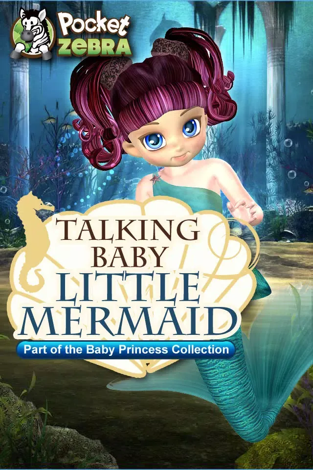 ภาพหน้าจอของ Little Mermaid Baby Talking Friends Princess Dress Up Tale for iPhone & iPod Touch