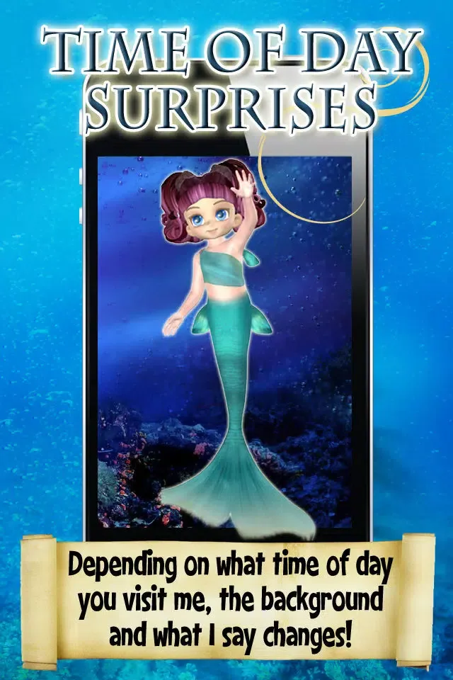 ภาพหน้าจอของ Little Mermaid Baby Talking Friends Princess Dress Up Tale for iPhone & iPod Touch