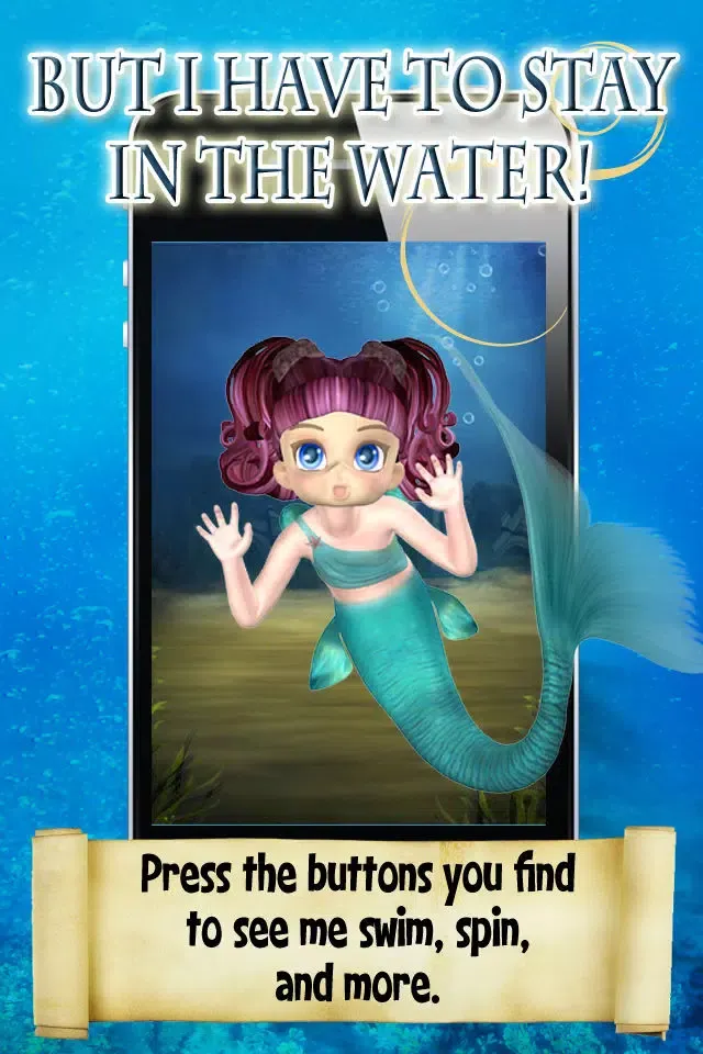 ภาพหน้าจอของ Little Mermaid Baby Talking Friends Princess Dress Up Tale for iPhone & iPod Touch