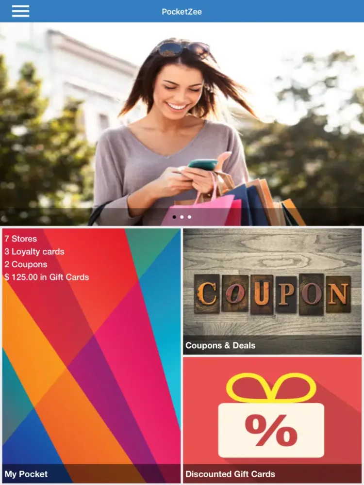 Capturas de tela do Gift Card Wallet - PocketZee iPad 