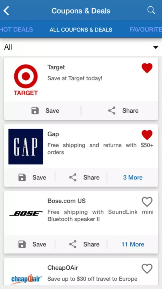 Capturas de tela do Gift Card Wallet - PocketZee