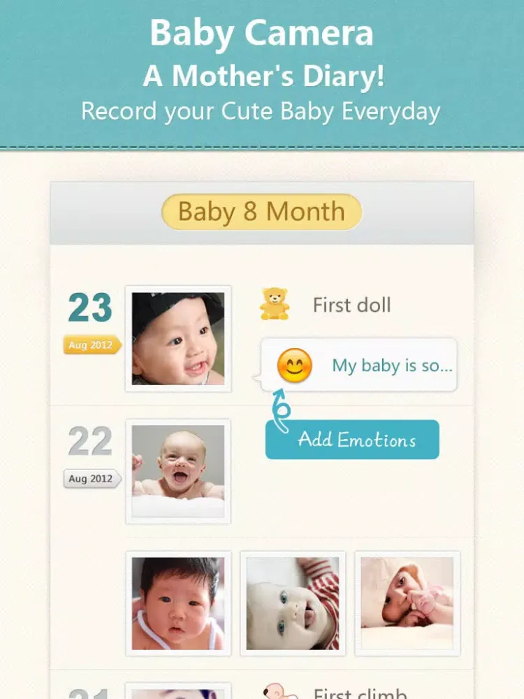 POCO Baby Camera - Kids Album iPad  스크린샷