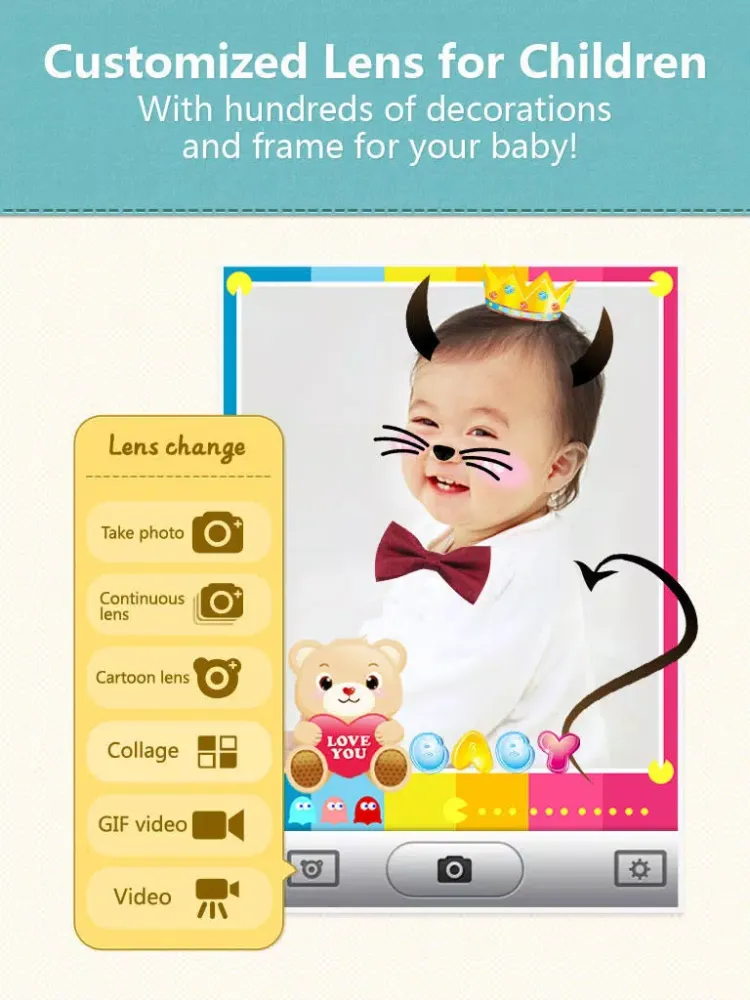 POCO Baby Camera - Kids Album iPad  스크린샷