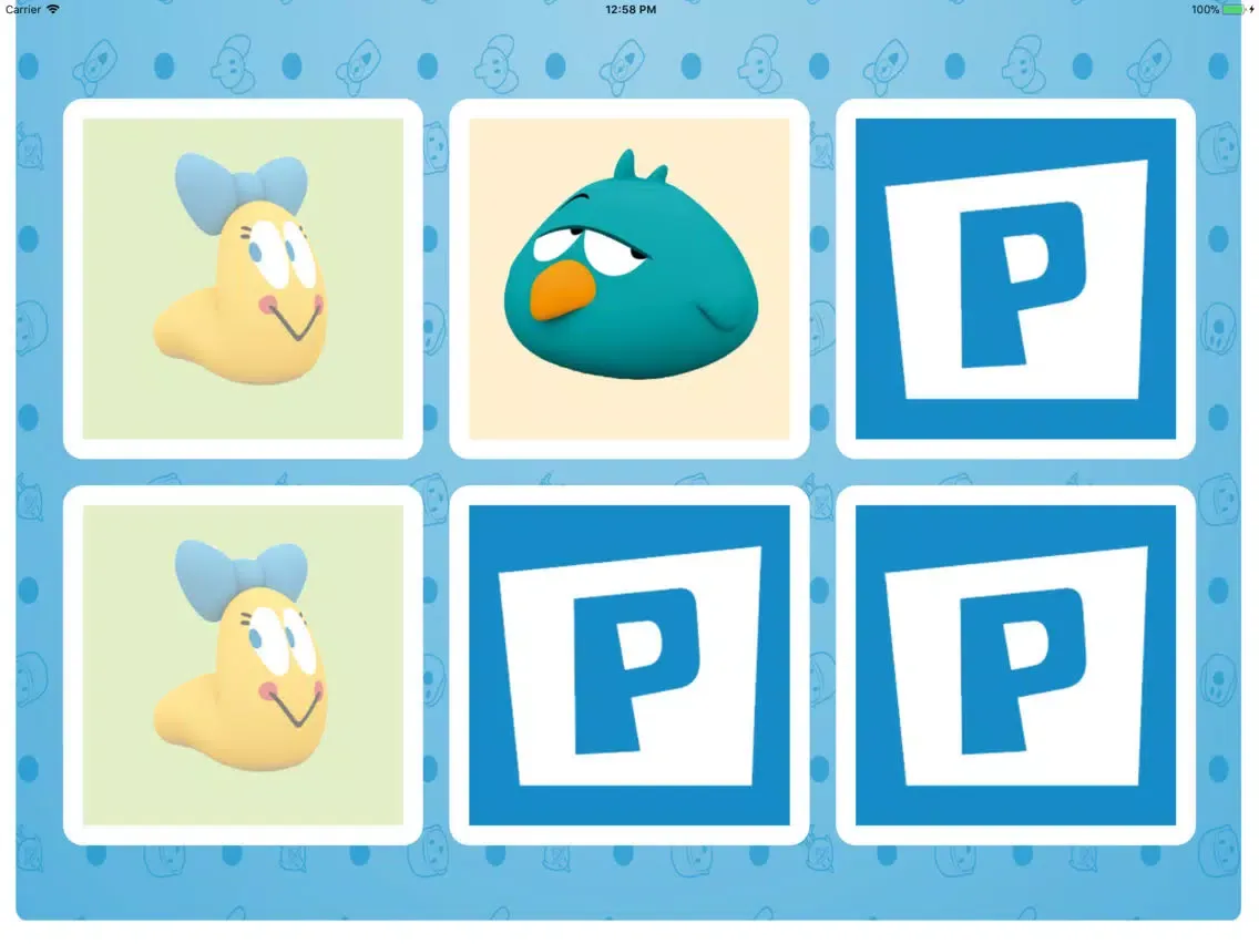Скриншоты Pocoyo Memo Game iPad 