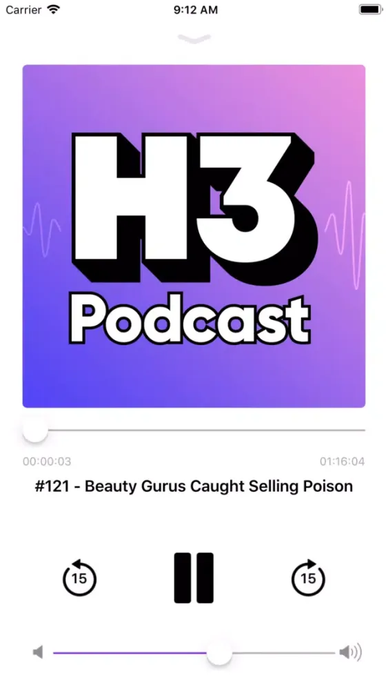 Podcast Player App স্ক্রিনশট