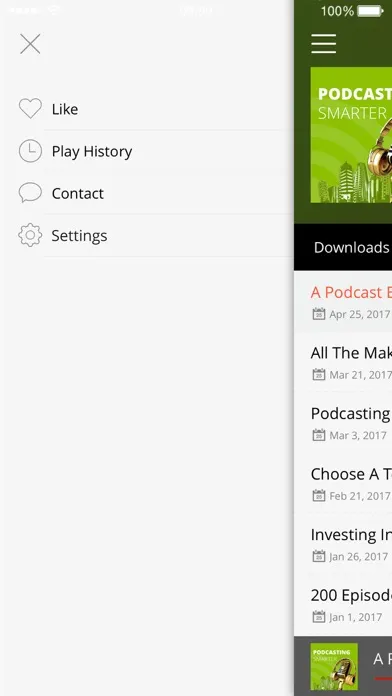 Tangkapan skrin Podcasting Smarter