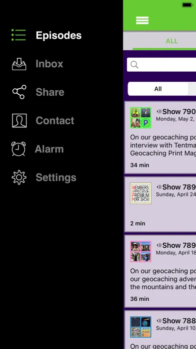 Capturas de pantalla de PodCacher: Geocaching Goodness