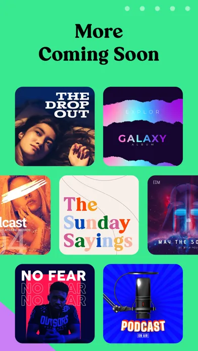 Podcast Cover Maker & Editor سکرین شاٹس