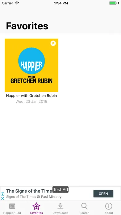 Ảnh chụp màn hình của Happier pod