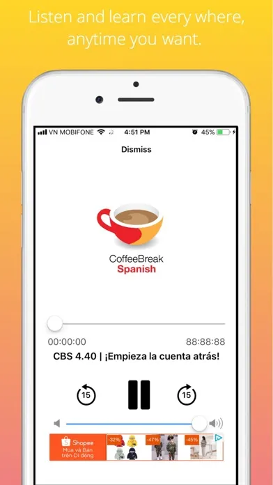 Learning Spanish Course Screenshots