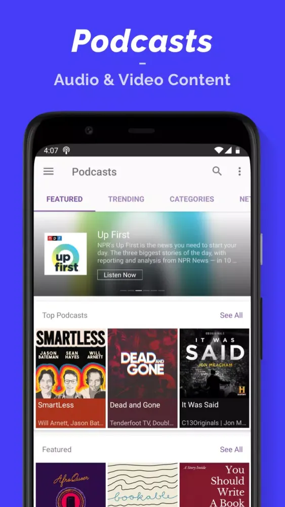 Capturas de pantalla de Podcast Player
