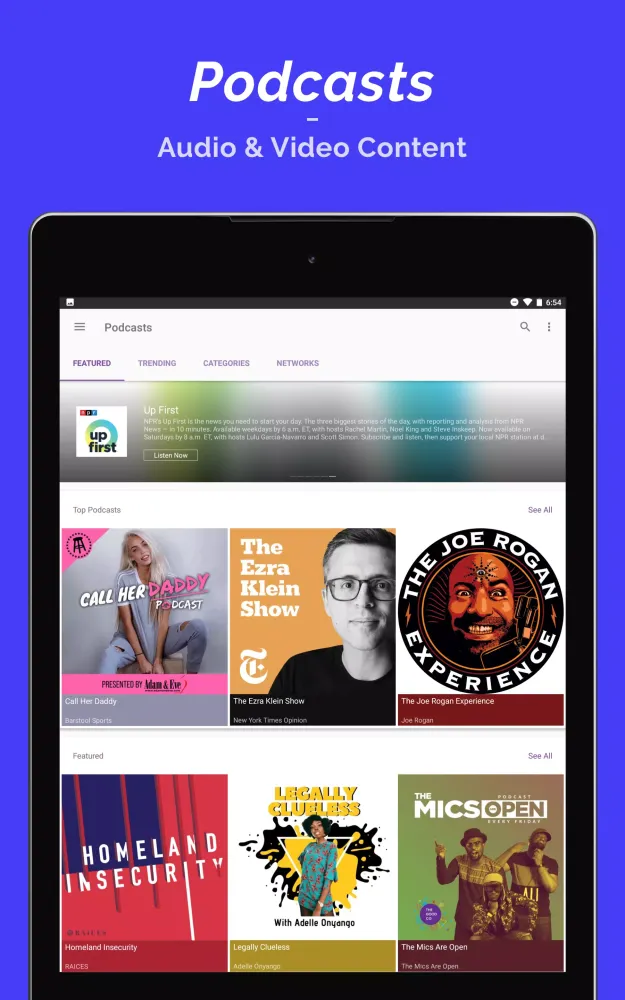Capturas de pantalla de Podcast Player