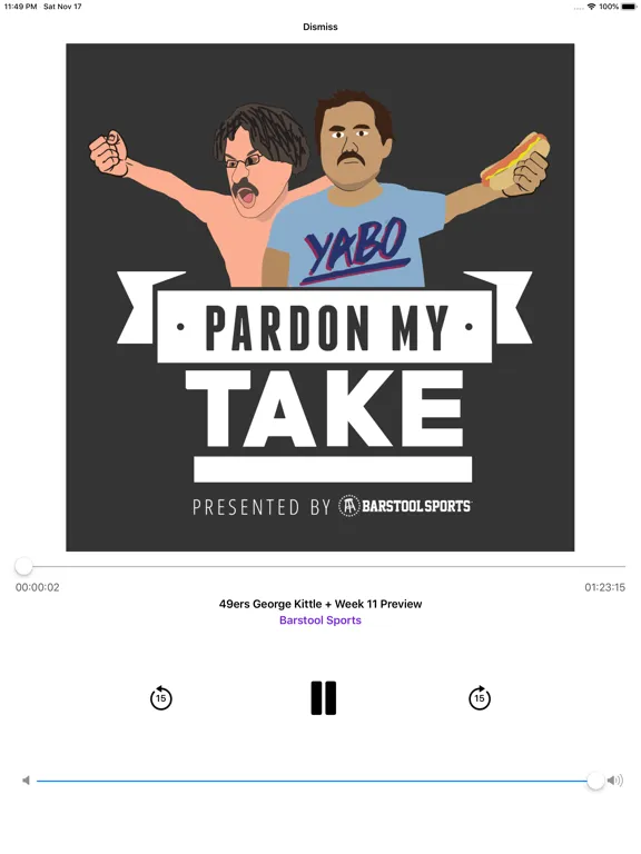 Sports Podcast iPad 應用截圖