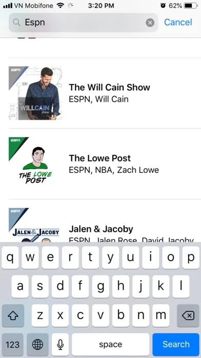 Sports Podcast應用截圖