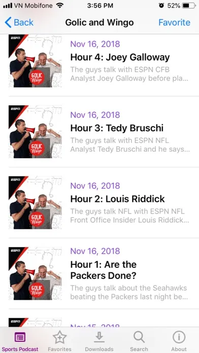 Sports Podcast應用截圖