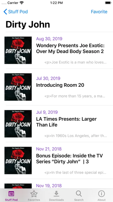 Скриншоты Stuff Podcasts