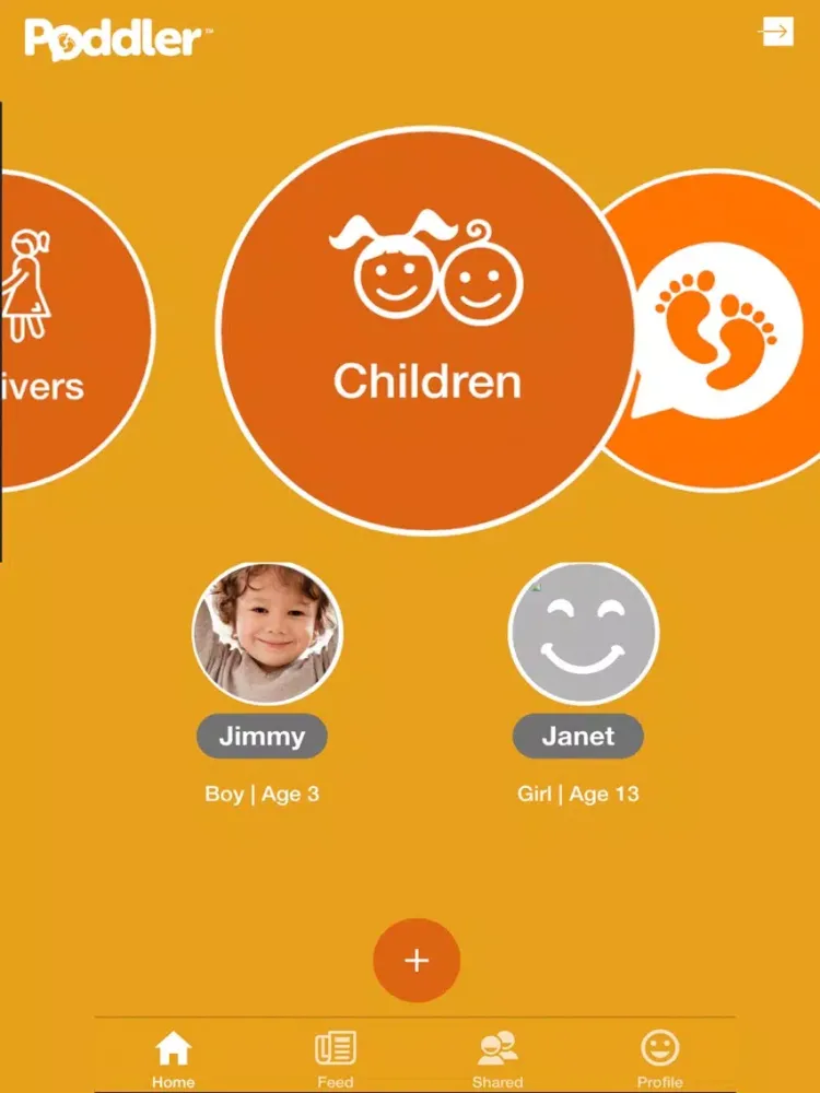 Poddler iPad سکرین شاٹس