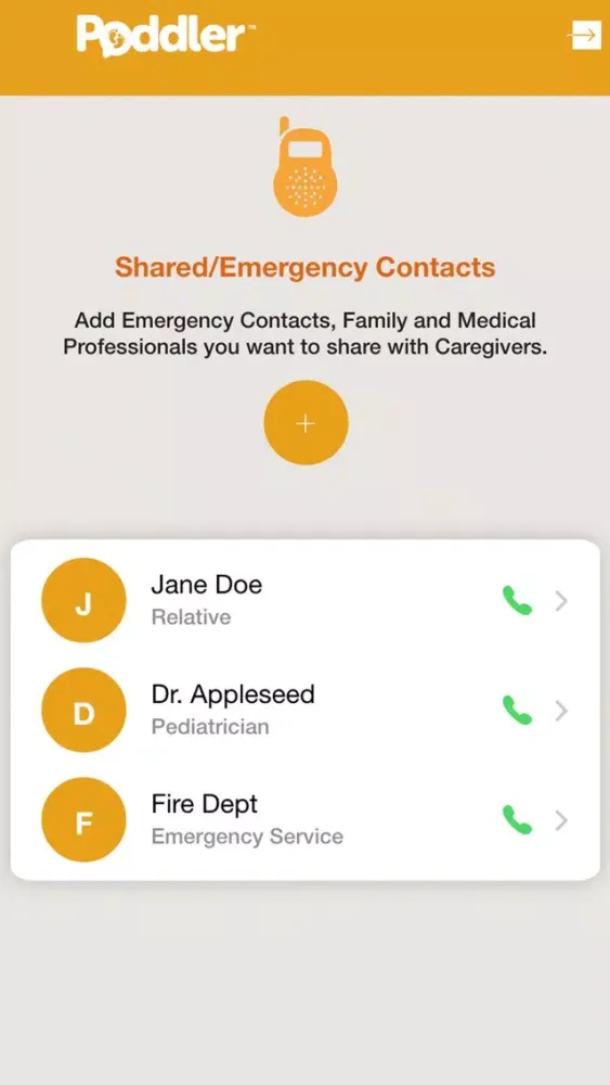 Poddler سکرین شاٹس