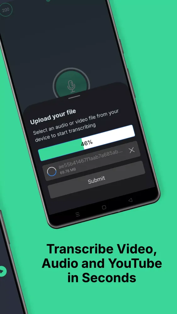 Captures d'écran de AI Transcribe Audio to Text