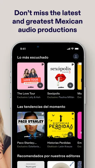 Podimo: Podcasts & audiobooks Ekran Görüntüleri