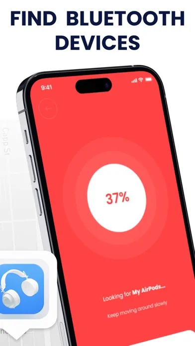 Ảnh chụp màn hình của Find My Pods, Lost Device