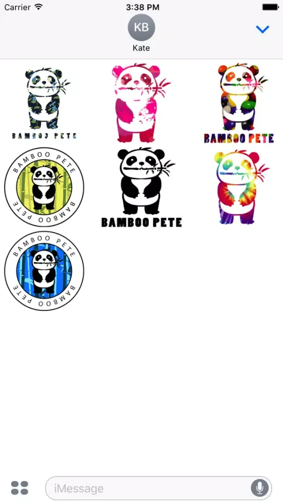 Bamboo Pete Stickers Screenshots