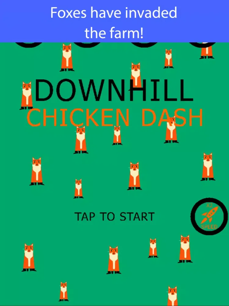 Downhill Chicken Dash iPad  スクリーンショット