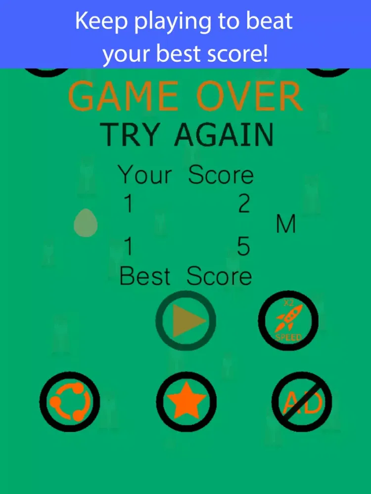 Downhill Chicken Dash iPad  スクリーンショット