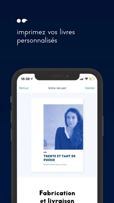 Tangkapan layar Poésie.io