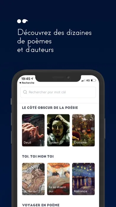 Tangkapan layar Poésie.io