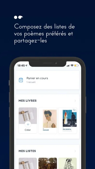 Tangkapan layar Poésie.io