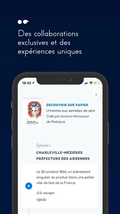 Tangkapan layar Poésie.io