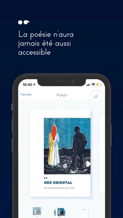 Tangkapan layar Poésie.io